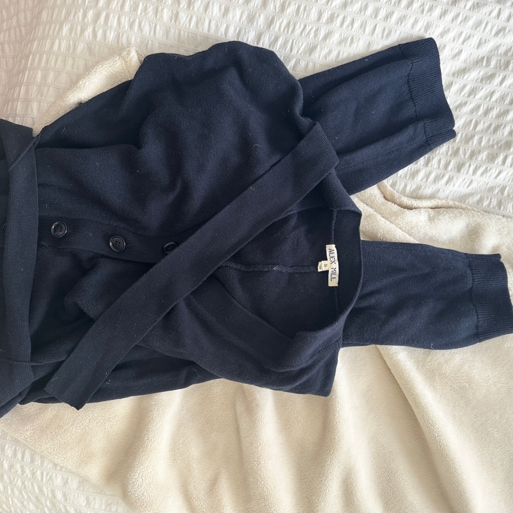 SOLD 🚫Navy blue Alex Mill sweater jumpsuit